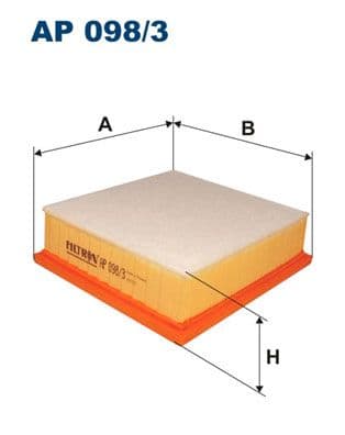 Gaisa filtrs FILTRON AP 098/3 1