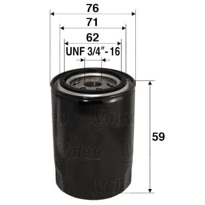 Eļļas filtrs VALEO 586065 1