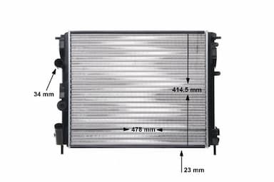 Radiators, Motora dzesēšanas sistēma MAHLE CR 35 000S 11