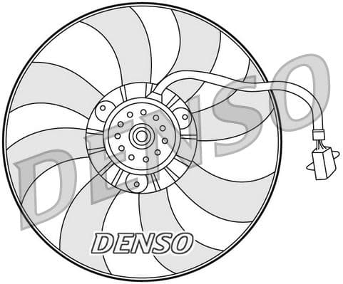 Ventilators, Motora dzesēšanas sistēma DENSO DER32007 1