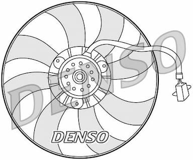 Ventilators, Motora dzesēšanas sistēma DENSO DER32007 1