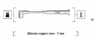 Augstsprieguma vadu komplekts MAGNETI MARELLI 941045270514 1