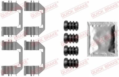 Piederumu komplekts, Disku bremžu uzlikas QUICK BRAKE 109-1888 1