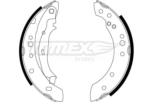 Bremžu loku komplekts TOMEX Brakes TX 23-23 1