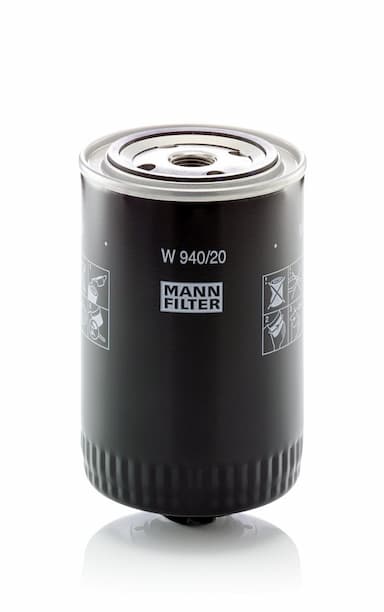 Eļļas filtrs MANN-FILTER W 940/20 1