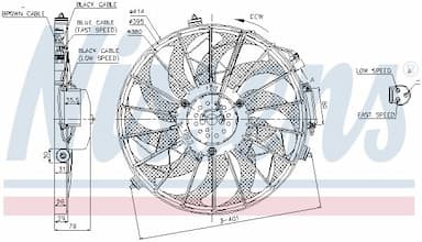 Ventilators, Motora dzesēšanas sistēma NISSENS 85648 6