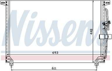 Kondensators, Gaisa kond. sistēma NISSENS 94232 5