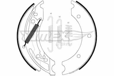 Bremžu loku komplekts TOMEX Brakes TX 23-40 1