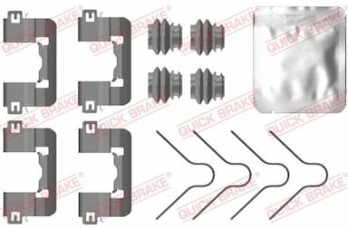 Piederumu komplekts, Disku bremžu uzlikas QUICK BRAKE 109-0105 1