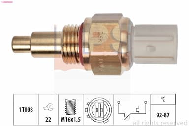 Termoslēdzis, Radiatora ventilators EPS 1.850.050 1