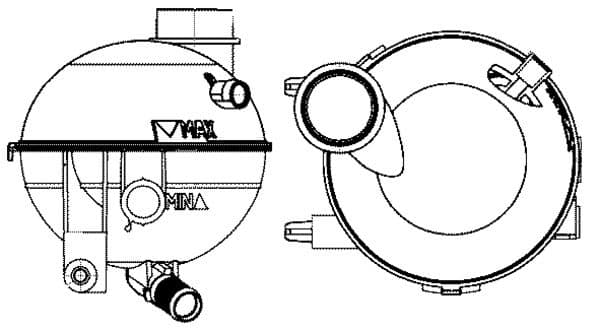 Kompensācijas tvertne, Dzesēšanas šķidrums MAHLE CRT 14 000S 1