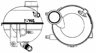 Kompensācijas tvertne, Dzesēšanas šķidrums MAHLE CRT 14 000S 1