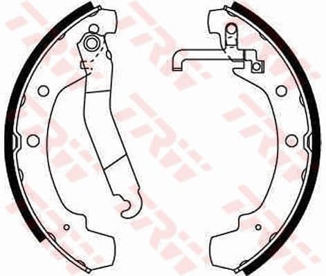 Bremžu loku komplekts TRW GS8511 1