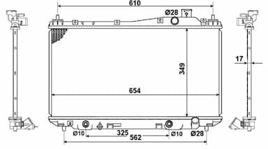 Radiators, Motora dzesēšanas sistēma NRF 53570 4