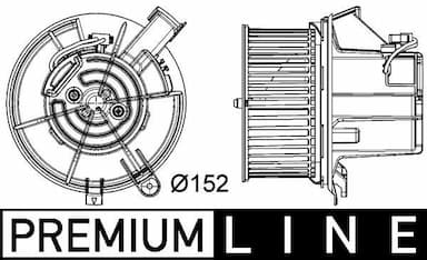 Salona ventilators MAHLE AB 119 000P 1