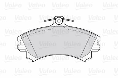 Bremžu uzliku kompl., Disku bremzes VALEO 301318 2