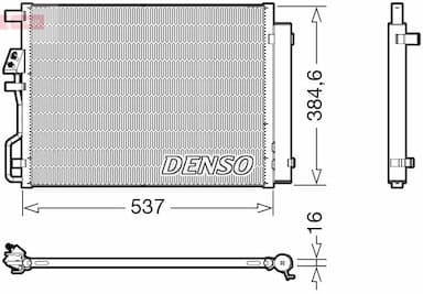 Kondensators, Gaisa kond. sistēma DENSO DCN41021 1