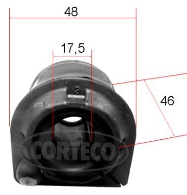 Piekare, Stabilizators CORTECO 49371888 1