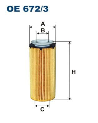 Eļļas filtrs FILTRON OE 672/3 1