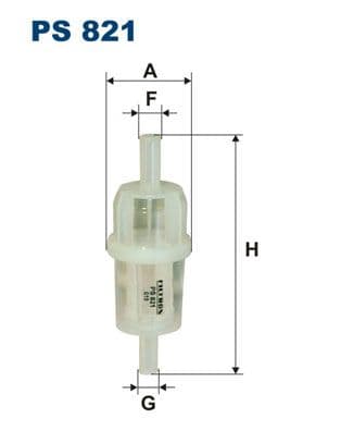 Degvielas filtrs FILTRON PS 821 1