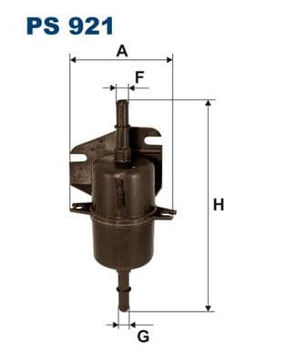 Degvielas filtrs FILTRON PS 921 1