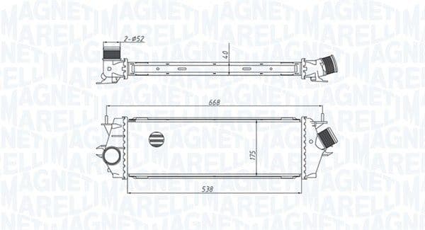 Starpdzesētājs MAGNETI MARELLI 351319205340 1