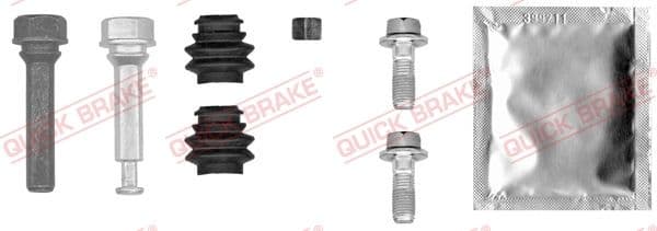 Virzītājčaulu komplekts, Bremžu suports QUICK BRAKE 113-0014X 1