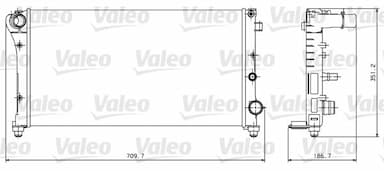 Radiators, Motora dzesēšanas sistēma VALEO 734924 1