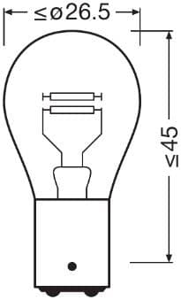 Kvēlspuldze ams-OSRAM 7537TSP 3