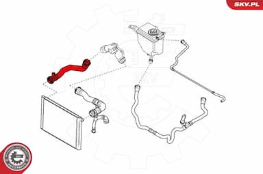 Radiatora cauruļvads ESEN SKV 24SKV247 4