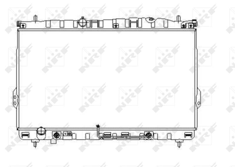 Radiators, Motora dzesēšanas sistēma NRF 53354 1