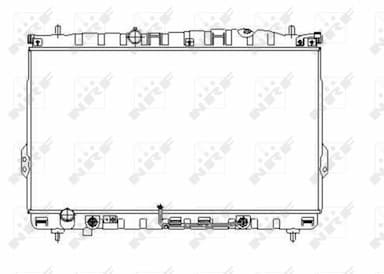 Radiators, Motora dzesēšanas sistēma NRF 53354 1