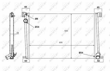 Radiators, Motora dzesēšanas sistēma NRF 58472 4