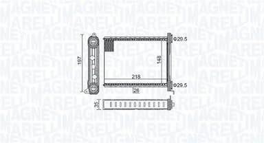 Siltummainis, Salona apsilde MAGNETI MARELLI 350218464000 1