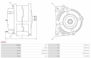 Ģenerators AS-PL A4043 5