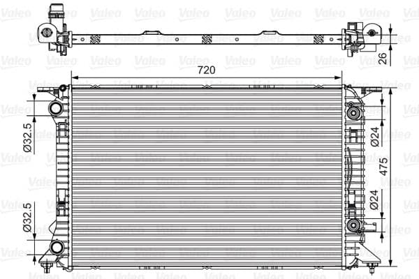 Radiators, Motora dzesēšanas sistēma VALEO 735472 1