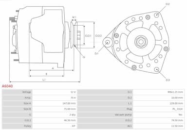 Ģenerators AS-PL A6040 6