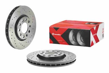 Bremžu diski BREMBO 09.A721.1X 2