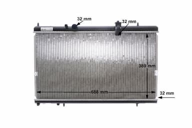 Radiators, Motora dzesēšanas sistēma MAHLE CR 801 000S 12