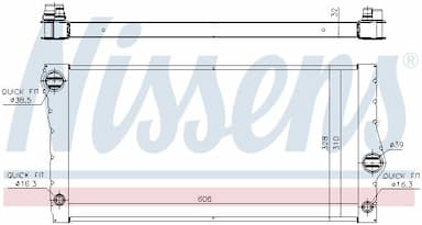 Radiators, Motora dzesēšanas sistēma NISSENS 60828 6