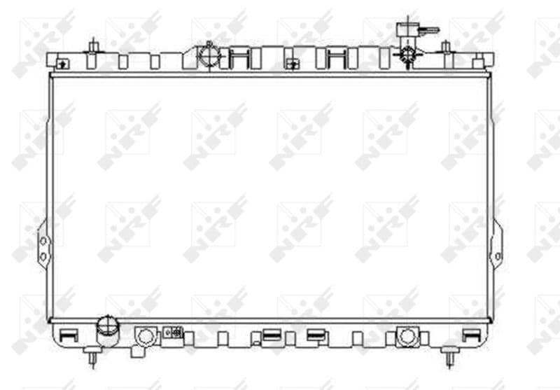 Radiators, Motora dzesēšanas sistēma NRF 53357 1