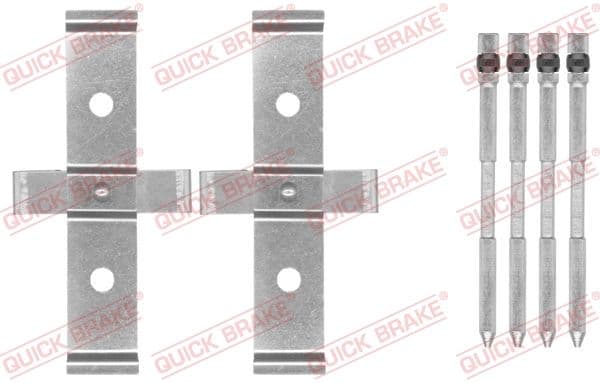 Piederumu komplekts, Disku bremžu uzlikas QUICK BRAKE 109-1694 1