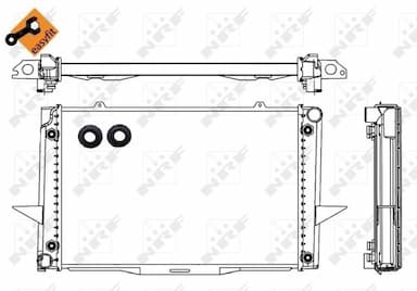 Radiators, Motora dzesēšanas sistēma NRF 539509 4