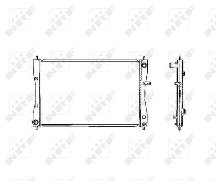 Radiators, Motora dzesēšanas sistēma NRF 53463 1