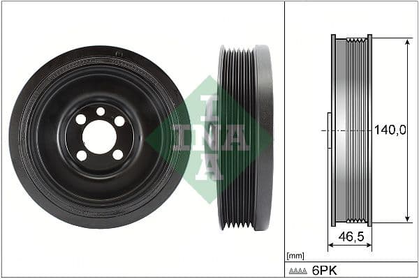 Piedziņas skriemelis, Kloķvārpsta Schaeffler INA 544 0138 10 1