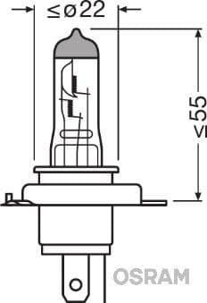 Kvēlspuldze ams-OSRAM 64193NL-01B 3