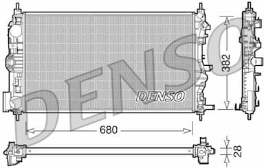 Radiators, Motora dzesēšanas sistēma DENSO DRM15005 1