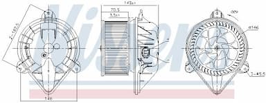 Salona ventilators NISSENS 87174 5