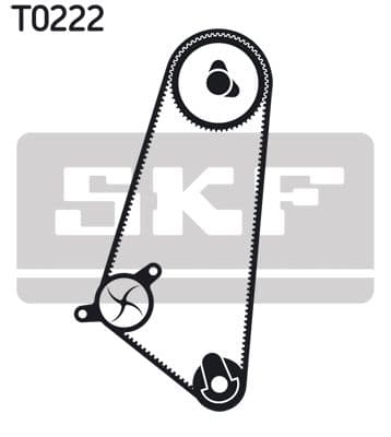 Ūdenssūknis + Zobsiksnas komplekts SKF VKMC 01100 2