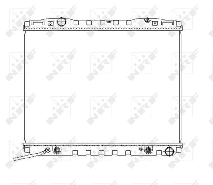 Radiators, Motora dzesēšanas sistēma NRF 53366 1